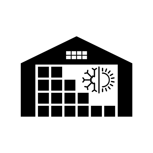 HVAC Warehouse SVG ICON | Dan's HVAC